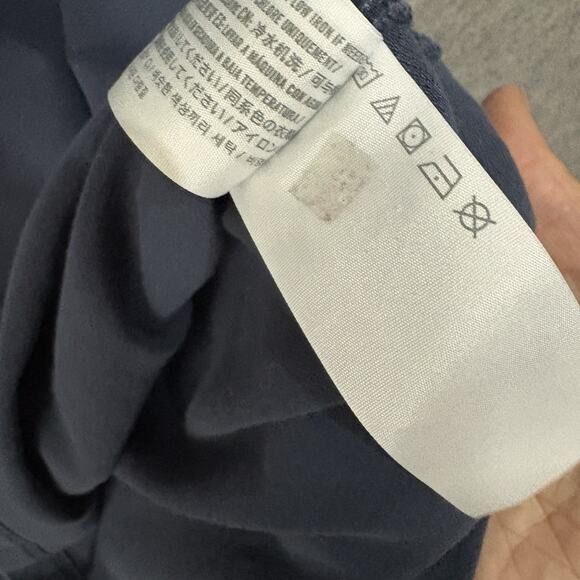 Abercrombie & Fitch Muscle Polo Shirt Mens XXL Blue Embroidered Large Moose Y2K - Picture 5 of 7